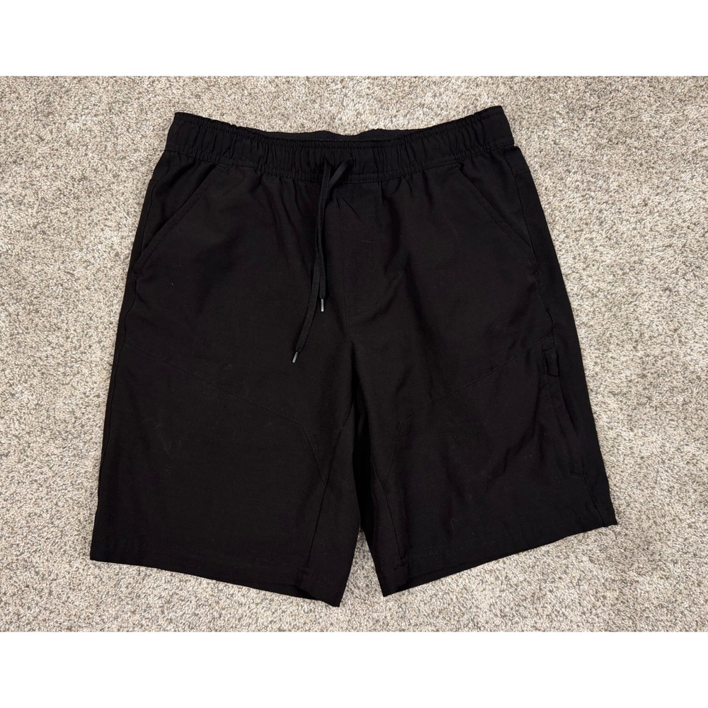 Gerry Mens Black Active Shorts Elastic Waist Drawstring Hiking Training Small